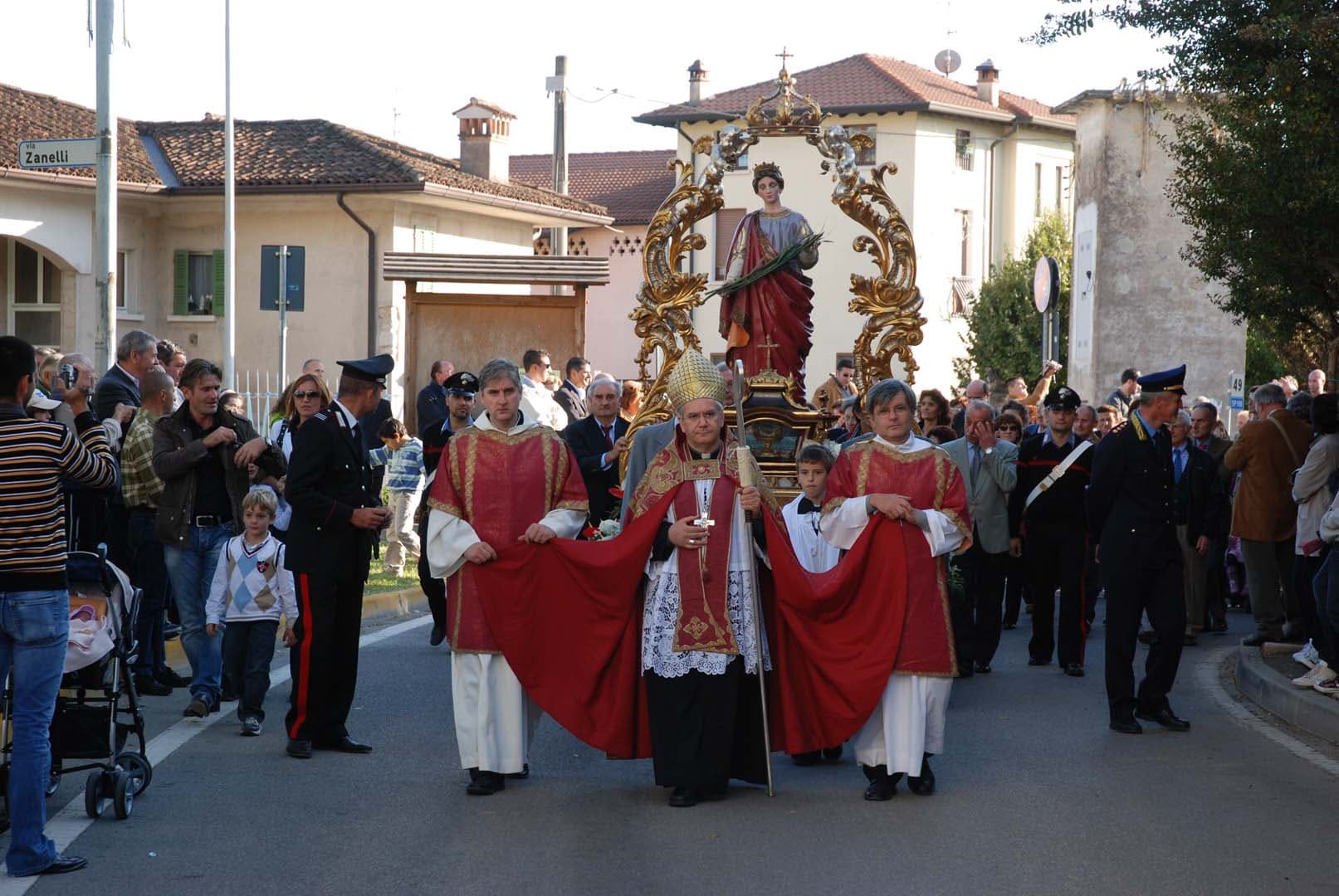 Virle - Le feste quinquennali di Santa Sofia - Processione